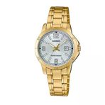 Casio Ltp-V004g-7B2udf Quartz Çelik Altın Rengi 30 Mm Kadın Kol Saati