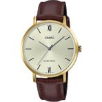 Casio LTP-VT01GL-9BUDF Kadın Kol Saati Kahverengi Deri Kordon Suya Dayanıklı Analog Mekanizma