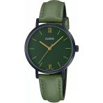 Casio Ltp-Vt02bl-3Audf Quartz Deri Yeşil 30 Mm Kadın Kol Saati