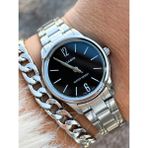 Casio Marka Lüx Full Çelik, Gümüş Renk ,Bayan Kol Saati + Bileklik Hediyeli - Renkli