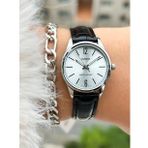 Casio Marka, Siyah Renk, Deri Kordon, Kadın Kol Saati+Bileklik