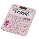 Casio Mj-120D Plus Pembe İşlem Kontrollü 12 Hane Masa Üstü Hesap Makinesi