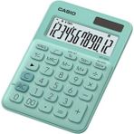 Casio MS-20UC-GN 12 Haneli Yeşil Masa Üstü Hesap Makinesi LCD Ekran Özellikli