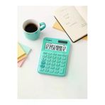 Casio MS-20UC-GN 12 Haneli Yeşil Masaüstü Hesap Makinesi – iF Design Award Ödüllü “Colorful Calculator” Serisi
