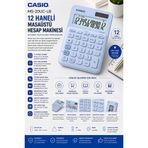 Casio MS-20UC-LB 12 Haneli Açık Mavi Masaüstü Hesap Makinesi