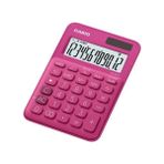 CASIO MS-20UC-RD Koyu Pembe Renkli Masa Tipi Hesap Makinesi 12 Haneli Ekstra Geniş Ekran