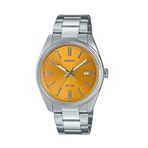 Casio MTP-1302 Kol Saati, Standart, MTP-1302, Sarı, Erkek