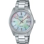 Casio MTP-1302DS-7AVDF Kol Saati Erkekler İçin Gri Kordonlu 5 ATM Suya Dayanıklı Analog Saat - Sedef
