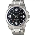 Casio Mtp-1314D-1Avdf Quartz Çelik Gri Siyah Kadran 45 Mm Erkek Kol Saati