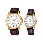 Casio Mtp-ltp-v004gl-7audf Çift Kol Saati Kadın-erkek Metalik