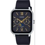 Casio MTP-M305l-1A2VDF Quartz Deri Siyah Sun Moon Erkek Kol Saati