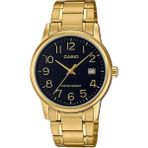 Casio MTP-V002G-1BUVDF Erkek Kol Saati 5 ATM Suya Dayanıklı Çelik Kordon ve Renkli Kadran - Standart