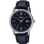 Casio MTP-V002L-1B3UDF Siyah Deri Kordon Erkek Kol Saati