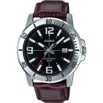 Casio Mtp-Vd01l-1Bvudf Quartz Deri Kahverengi 45 Mm Erkek Kol Saati