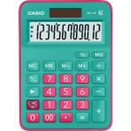 Casio MX-12B-Gnrd 12 Haneli Masaüstü Hesap Makinesi Yeşil + Pembe Sıvı Kristal Ekran Özellikli - Yok