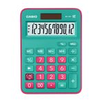 Casio MX-12B-GNRD Yeşil Pembe 12 Haneli Hesap Makinesi
