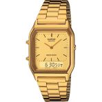 Casio Retro AQ-230GA-9DMQ Quartz Çelik Altın Rengi Erkek Kol Saati