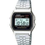Casio Retro Kol Saati Gümüş Çelik 5 ATM Suya Dayanıklı Dijital Fonksiyonlar ile A159WA-N1DF