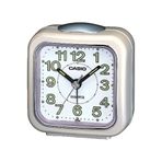 CASIO TQ-142-7DF ALARMLI IŞIKLI BEYAZ ÇALAR MASA SAATİ
