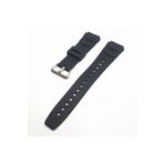 Casio Uyumlu Aq-10 19Mm Siyah Silikon Saat Kordonu