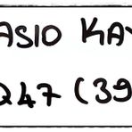 Casio Uyumlu AQ-47 Saat Kordonu