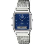 Casio Vintage Kol Saati - Gümüş - Lacivert