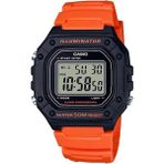 Casio W-218H-4B2VDF Quartz Silikon Turuncu 43 mm Erkek Kol Saati - Renkli