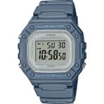 Casio W-218HC-2AVDF Erkek Kol Saati Dijital 5 ATM Suya Dayanıklı Plastik Kasa ve Kordon - Gri