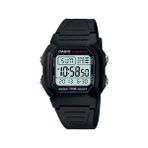 Casio W-800H-1AVDF Dijital Erkek Kol Saati 10 ATM Suya Dayanıklı Siyah Silikon Kordon