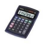 Casio Wm-220Ms-Bu Hesap Makinesi Suya-Toza Dayanıklı 12 Hane
