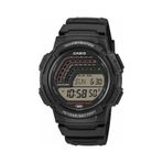 Casio Ws-1800-1avdf Quartz Siyah Silikon Kordon 10 Atm 45 Mm Erkek Kol Saati Siyah