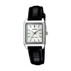 Casioltp-V007l-7E1udf Quartz Deri Siyah Beyaz Kadran 22 Mm Kadın Kol Saati