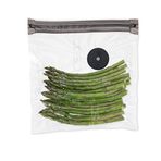 CASO Vacu Fermuarlı Torbalar 20 x 23 cm, 20 Torba, SousVide Uygun, BPA İçermez, 150 µm Çok Güçlü, Yırtılmaya Dayanıklı, Tekrar Kullanılabilir, Fermuarlı Caso (El) Vakumlama Makineleri için, Food