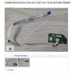 Casper Mt50 Mt55 Ckv Cky Chu Chy Power Tetik Butonu Sorunsuz