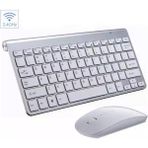 Casper Nirvana N220 Uyumlu Kablosuz Wireless Taşınabilir Klavye Mouse Set Q Klavye Beyaz