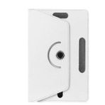Casper Via S10 10.1'' Döner Standlı Deri Tablet Kılıfı - Nano Cam Ekran Koruyucu - Beyaz