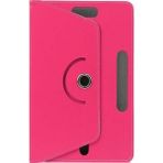 Casper Via S10 10.1'' Döner Standlı Deri Tablet Kılıfı - Nano Cam Ekran Koruyucu - Pembe