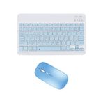 Casper Via S10 10.1" Uyumlu Kablosuz Bluetooth Şarj Edilebilir Klavye Mouse Seti - Mavi
