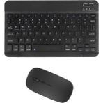 Casper Via S10 10.1" Uyumlu Kablosuz Bluetooth Şarj Edilebilir Klavye Mouse Seti - Siyah