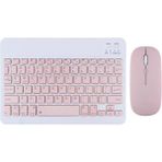Casper Via S10 10.1" Uyumlu Kablosuz Bluetooth Şarj Edilebilir Mini Q Klavye Mouse Seti - Pembe