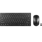 Casper VIA T10 Kablosuz Wireless Taşınabilir Klavye Mouse Set Siyah