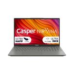 Casper X650.1362-Ce00A-G-F Dizüstü Bilgisayar Metalik Gri