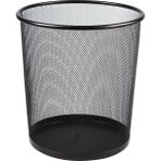 Cassa 10 lt Siyah Renk Metal Delikli Çöp Kovası