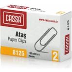 Cassa 8125 25 mm No:2 Metalik Gri Ataş