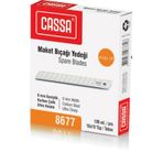 Cassa 8677 10'lu 9 mm Maket Bıçağı Yedeği