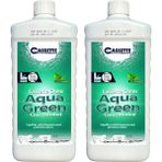 Cassette Karavan Tekne Tuvalet Kimyasalı Aqua Green Concentrated Portatif ve Kasetli Tuvalet Atık Parçalayıcı Koku Giderici 2'li Avantajlı Paket