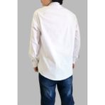 Cassida Erkek Uzun Kol Baharlık Flam Pamuk Gömlek - 001 - Beyaz - 2XL