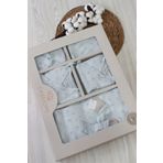 Cassiope Barbosa Cassiope %100 Organic Cotton (Müslin) Erkek Bebek Yenidoğan 10 'lu Hastane Çıkışı -50 cm