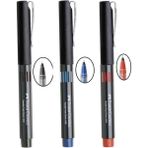 Castell Mavi Siyah Kırmızı Pilot Kalem Iğne Uçlu 0.5 Needle Point Roller 3 Adet 0,5 Uçlu Pilot - Standart