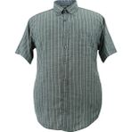 Castelli Büyük Beden Battal Boy Erkek Gömlek Pamuklu Kısa Kol Yeşil - 2XL